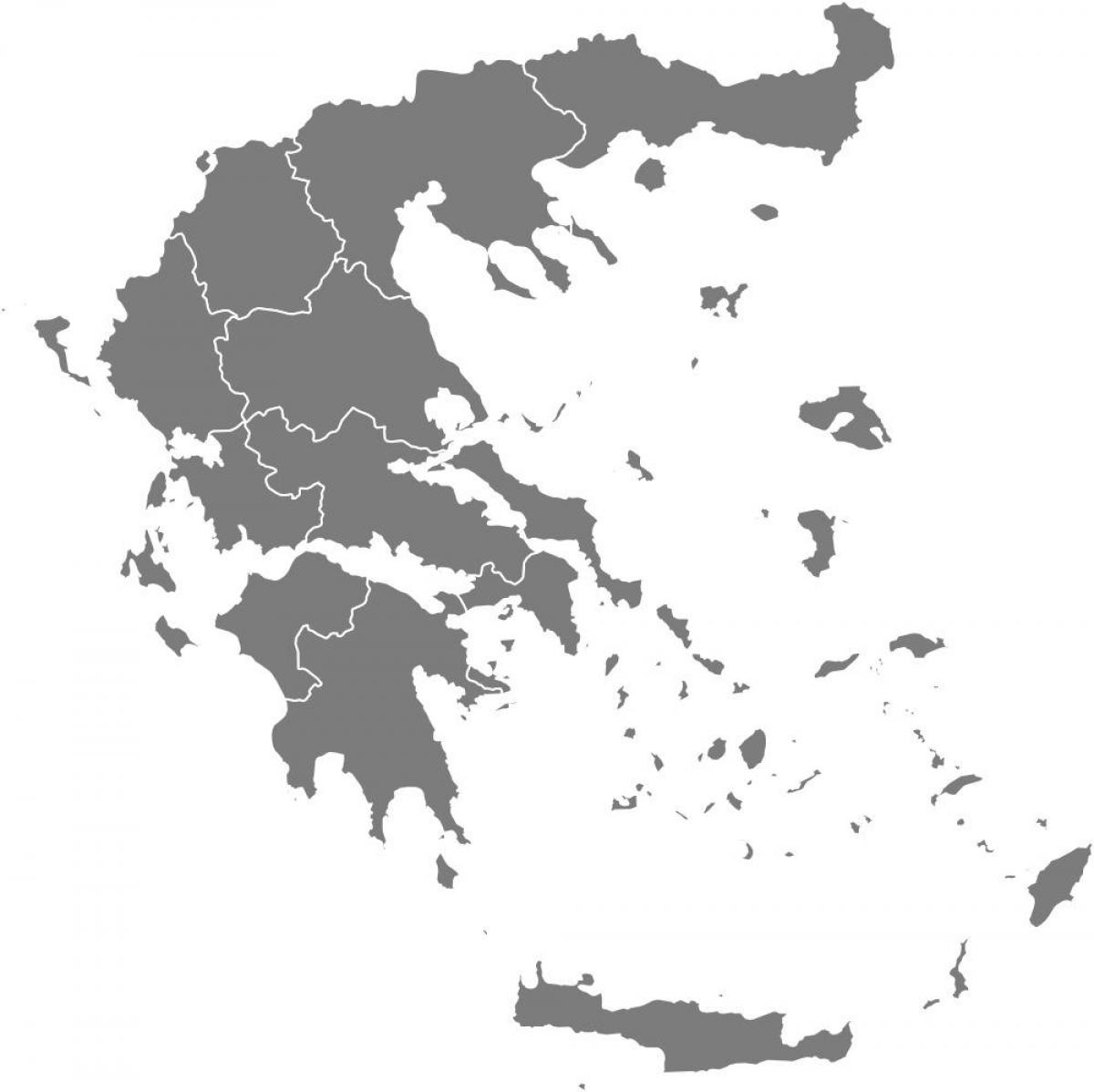 carte de la Grèce, vecteur