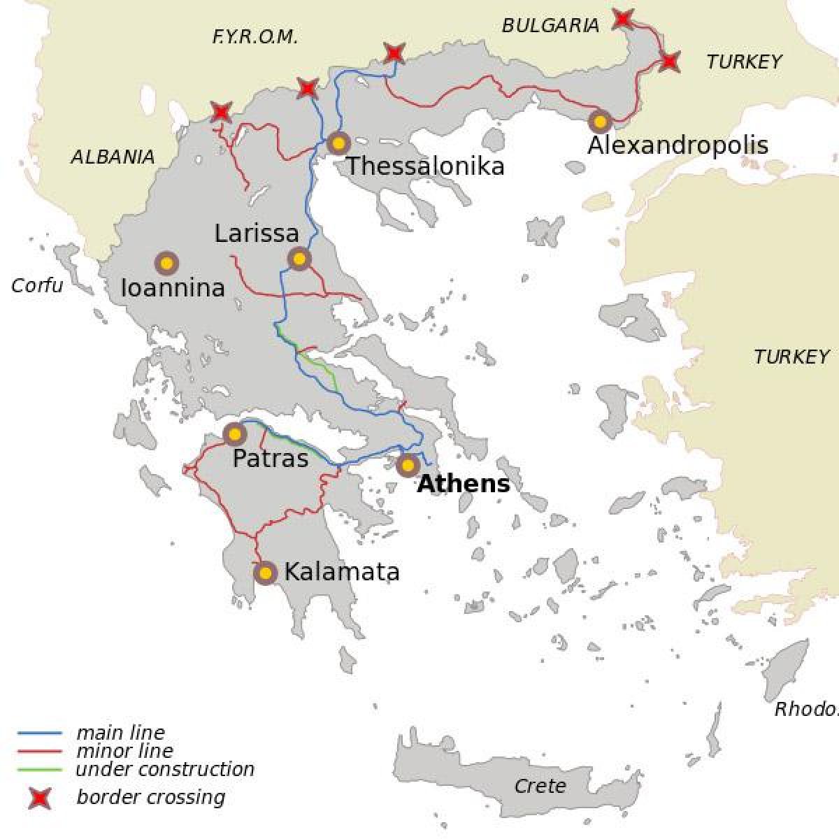 Hellas transports carte