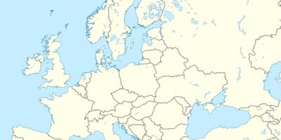 La grèce sur la carte de l'Europe
