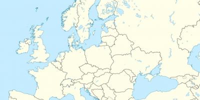 La grèce sur la carte de l'Europe