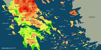 Carte météo la Grèce